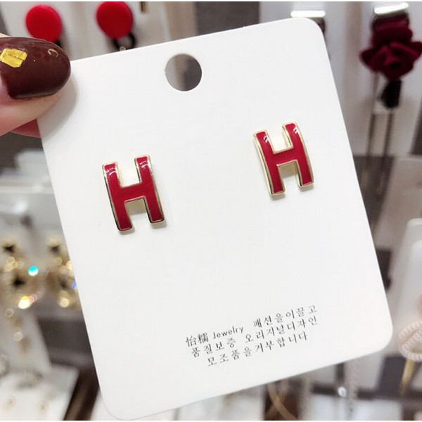 Серьги "Classic Hermes", разные цвета