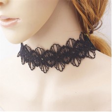 Ланцюжок чокер з мереживом "Tender Sweet", мереживний чокер