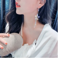 Сережки із зірками "Bright Star", 1 пара