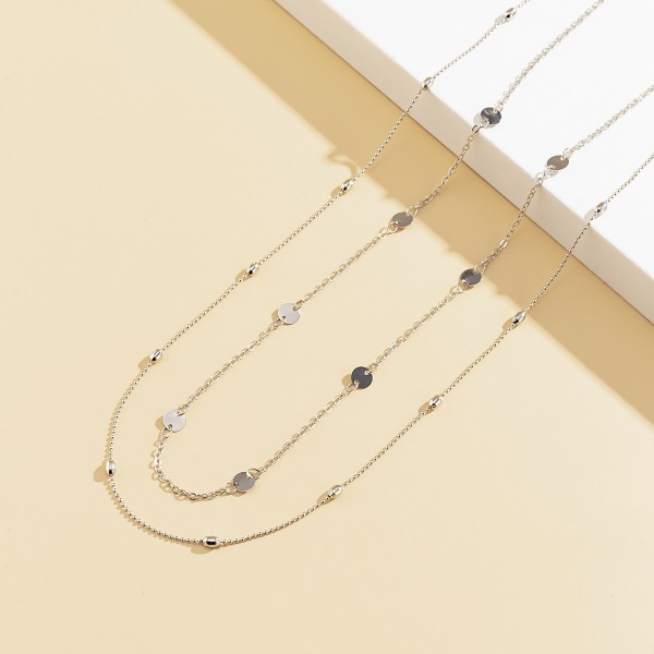 Ланцюжок на талію подвійний "Double Chain", золото та срібло