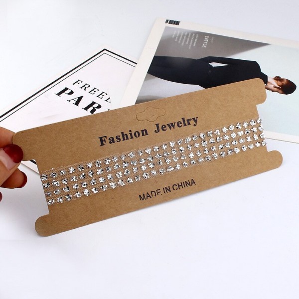 Чокер с пайетками "Delicate Sequins", серебро и золото