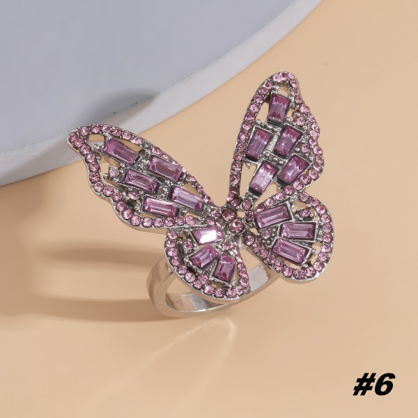 Каблучка "Метелик", "Unique Butterfly", різні кольори