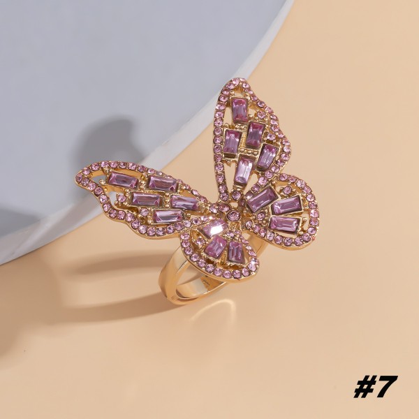 Каблучка "Метелик", "Unique Butterfly", різні кольори