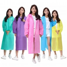 Дощовик універсальний з капюшоном і резинкою на рукаві, RAINCOAT (150 х 70 см), різні кольори