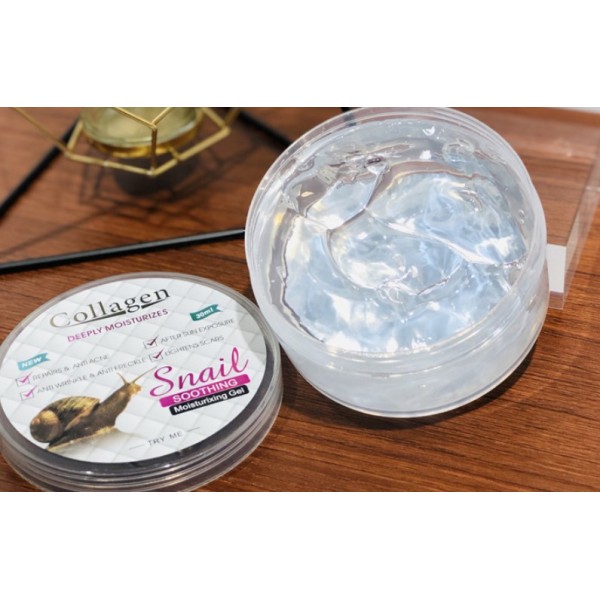 Гель для обличчя і тіла Collagen Snail Soothing Moisturising Gel з колагеном і муцином равлика, 300 мл