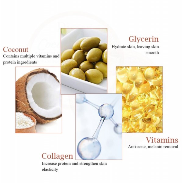 Гель для обличчя і тіла Disaar Coconut Skin Moisturizing Gel з екстрактом кокоса, 300 мл