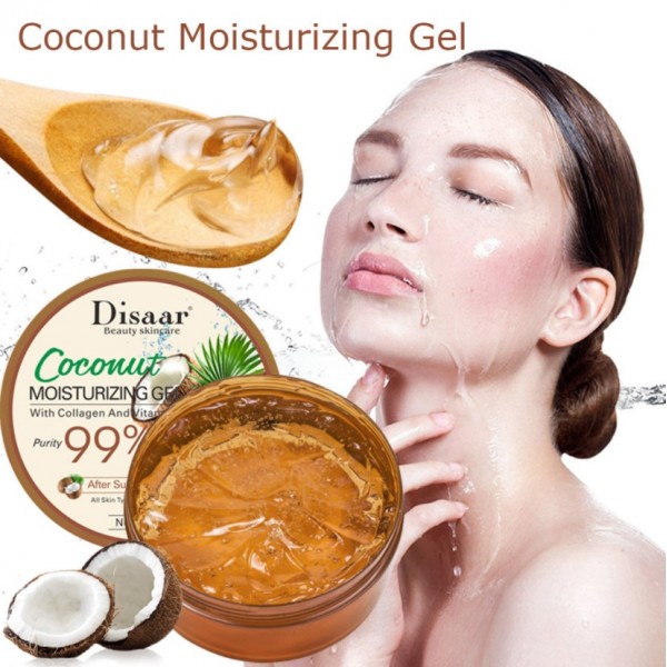 Гель для обличчя і тіла Disaar Coconut Skin Moisturizing Gel з екстрактом кокоса, 300 мл