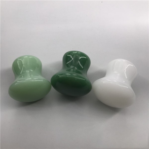 Шкребок ГуаШа Плавний Грибок з темного авантюрину, натуральний авантюриновий масажер ГуаШа, темний авантюрин, 4,5х4,5 см