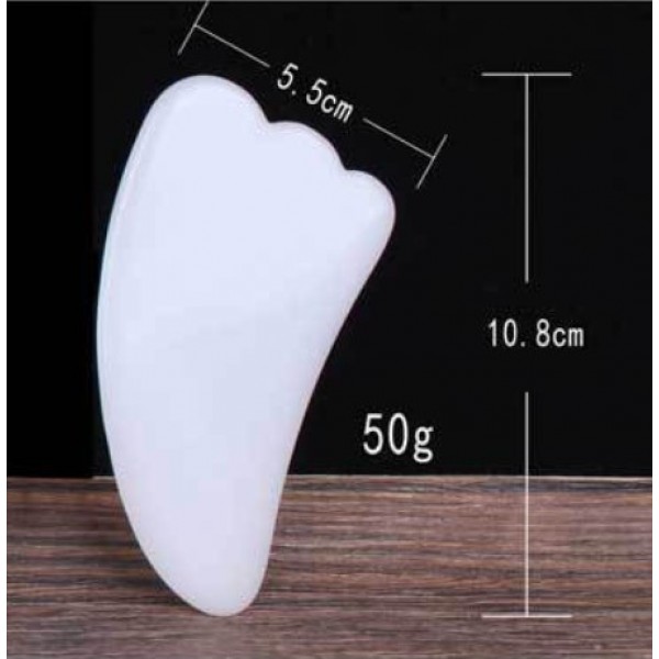 Шкребок Гуаша "Лапка", зелене скло, 5,5х10,8 см Шкребок Гуаша "Лапка", зелене скло, 5,5х10,8 см