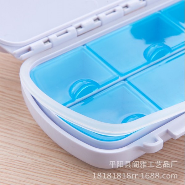 Органайзер для таблеток на 6 відділень, кейс для пігулок на 6 відділень