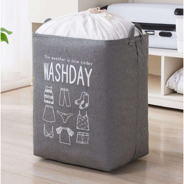 Кошик для зберігання одягу, іграшок, білизни, сумка органайзер для зберігання, 75 л