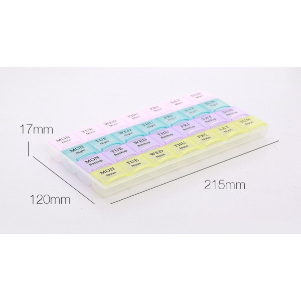 Органайзер для таблеток на 28 відділень, компактна таблетка на 28 відділень