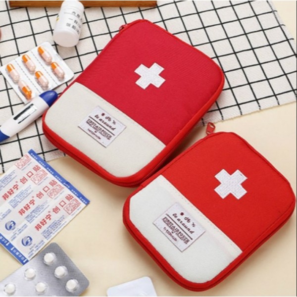 Аптечка-органайзер для лекарств, автомобильная аптечка, компактная аптечка 15 х 10,5 см