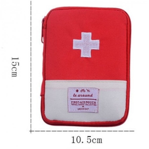 Аптечка-органайзер для лекарств, автомобильная аптечка, компактная аптечка 15 х 10,5 см