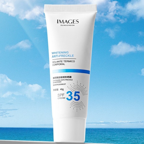 Сонцезахисний крем SPF 35 PA ++ Images Beauty Whitening Anti-Frickle SunScreen, 40 г