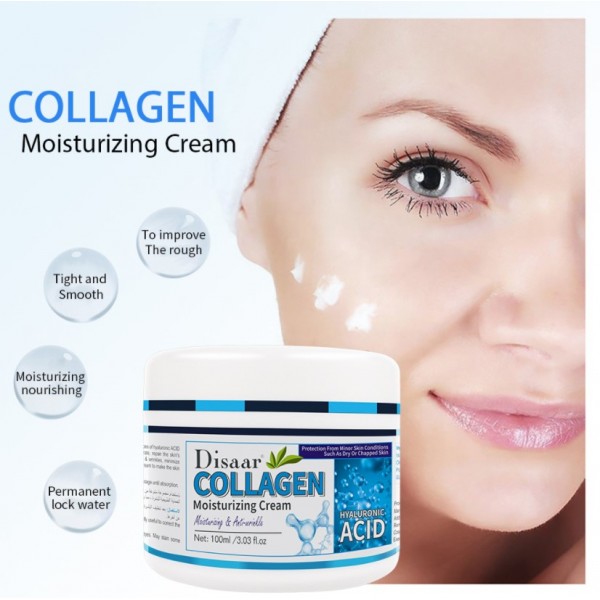 Крем зволожуючий з колагеном і гіалуронової кислотою Collagen Disaar Hyaluronic Acid, 100 мл