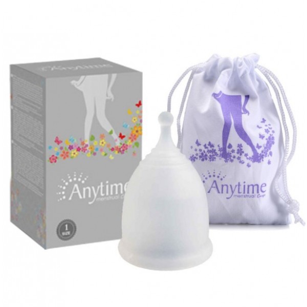 Менструальна чаша Anytime Menstrual Cup розмір S (медичний силікон), 1 шт