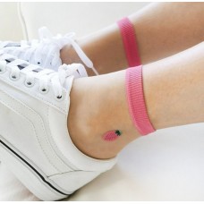 Шкарпетки з фруктами ультратонкі з резинкою, жіночі капронові шкарпетки, розмір 36-39, 1 пара