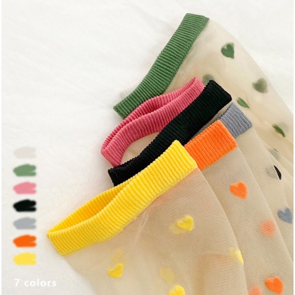 Шкарпетки короткі з сердечками ультратонкі з резинкою, жіночі капронові шкарпетки, розмір 36-39, 1 пара