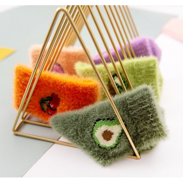 Шкарпетки з фруктами, м'які шкарпетки з фруктами, розмір 36-39, 1 пара