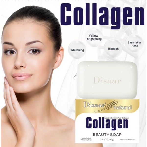 Мило для обличчя і тіла з колагеном Disaar Beauty Soap, 100 г