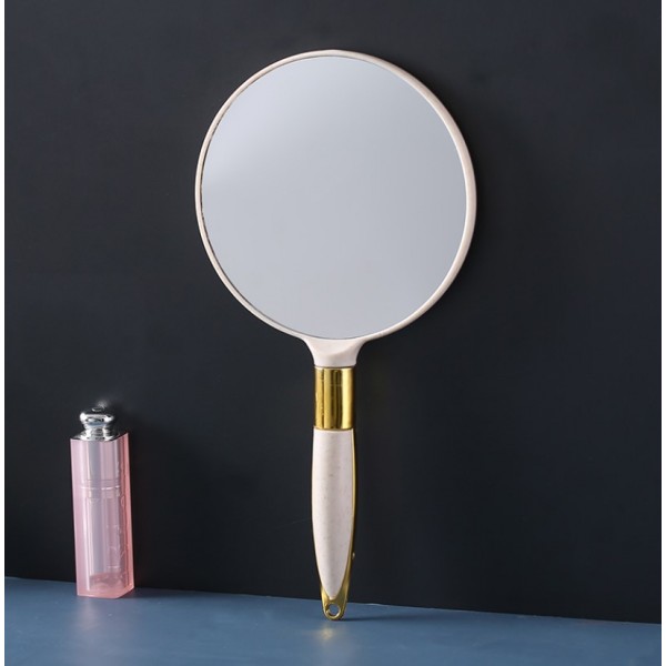 Дзеркало косметичне кругле з ручкою, різні кольори