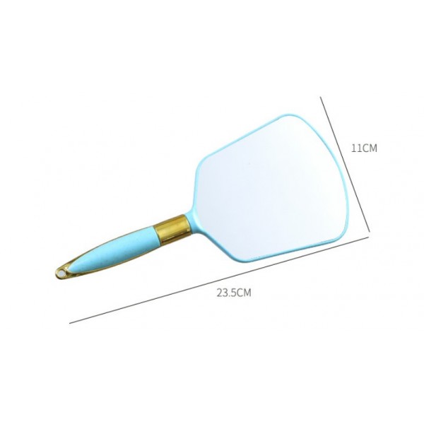 Дзеркало косметичне квадратне з ручкою, різні кольори