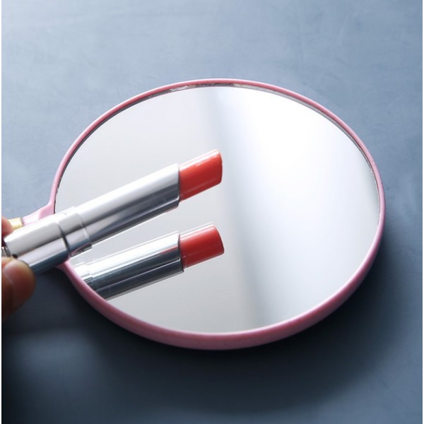 Дзеркало косметичне кругле з ручкою, різні кольори