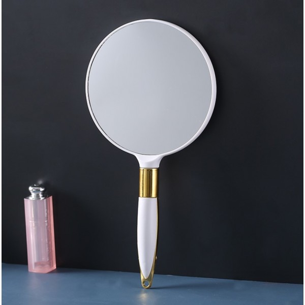 Дзеркало косметичне кругле з ручкою, різні кольори