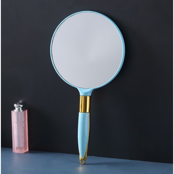 Дзеркало косметичне кругле з ручкою, різні кольори