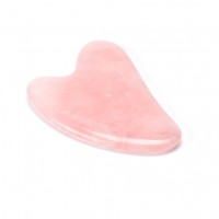 Уцінка Шкребок Гуаша, "Галочка", із рожевого кварцу, УЦІНКА!