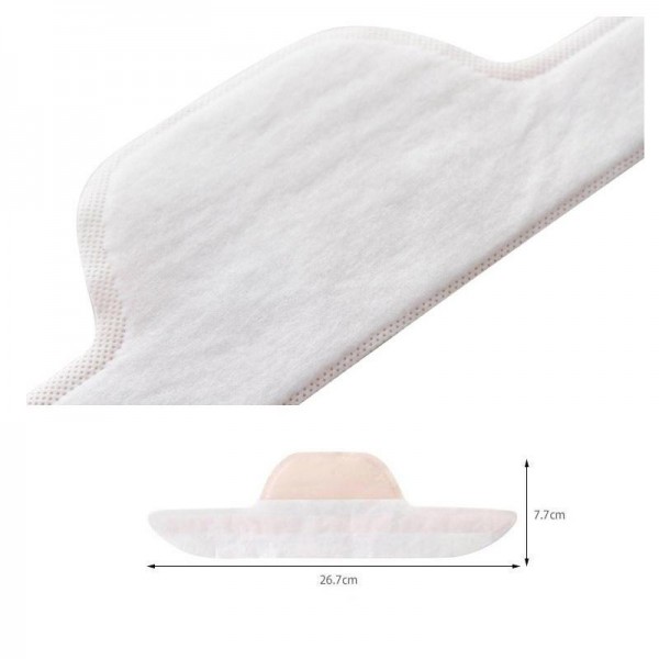 Вкладыш самоклеящийся для воротничков с язычком, одноразовый белый, 1 шт