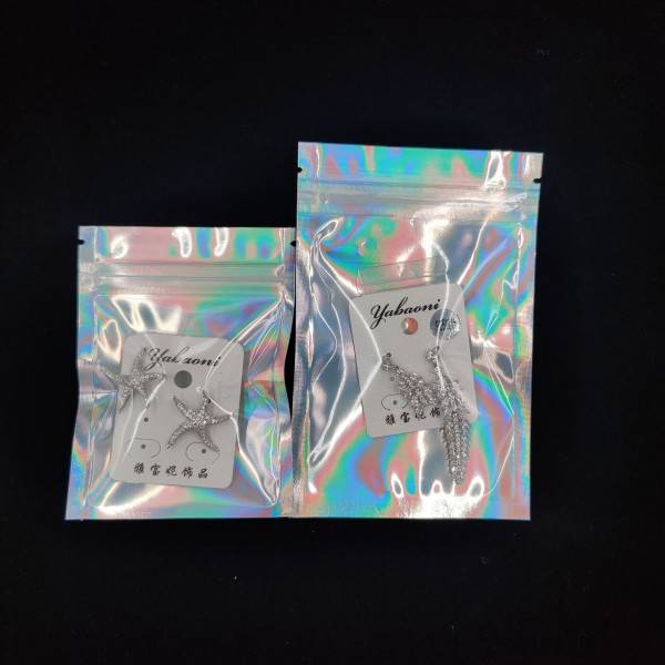 Пакет-саше косметичний із замком Zip-Lock 8,5х13 см, глянцевий пакет Zip-Lock 8,5х13 см, 10 шт