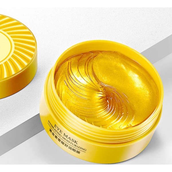 Патчи гидрогелевые Bioaqua Hydrating Moisturizing Eye Mask, с био-золотом, 60шт Патчи гидрогелевые Bioaqua Hydrating Moisturizing Eye Mask, с био-золотом, 60шт