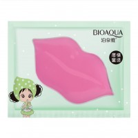 Патчі для губ Bioaqua із зеленим лимонадом, маска для губ, 1шт