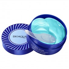Патчи гидрогелевые Bioaqua Blue Copper Peptide Essence Eye Mask с пептидами голубой меди, 60 шт