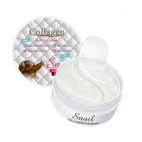 Патчи гидрогелевые Snail Collagen Deep Cleansing Eye Mask, с муцином черной улитки, 60 шт