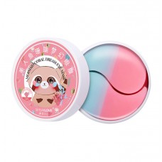 Патчи гидрогелевые двухцветные SersanLove Mermaid Coral с коралловым комплексом, 60 штук