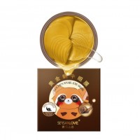 Патчи гидрогелевые SersanLove Golden Snail Eye Mask с золотом и муцином улитки, 60 штук