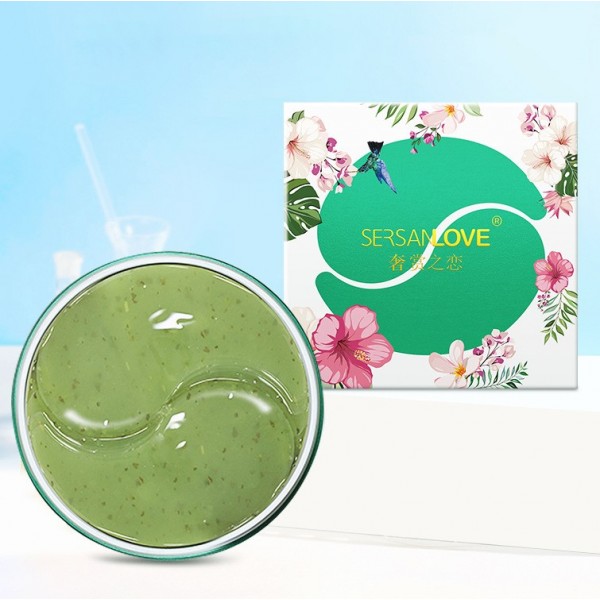 Патчи гидрогелевые Sersanlove Green Tea Gel Eye Mask с экстрактом зеленого чая, 60 штук Патчи гидрогелевые Sersanlove Green Tea Gel Eye Mask с экстрактом зеленого чая, 60 штук