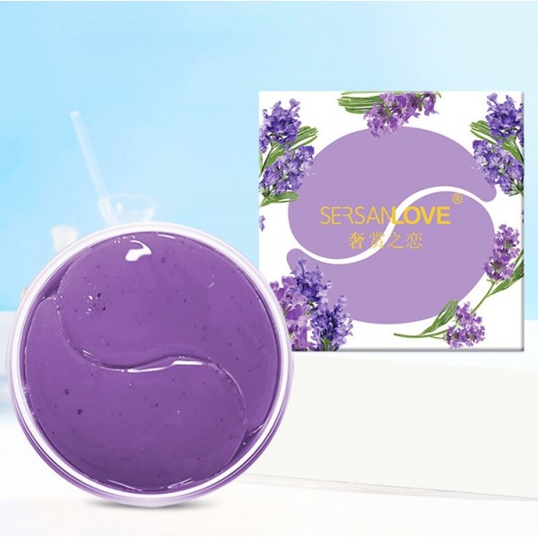 Патчи гидрогелевые Sersanlove Lavender Gel Eye Mask с экстрактом лаванды, 60 штук