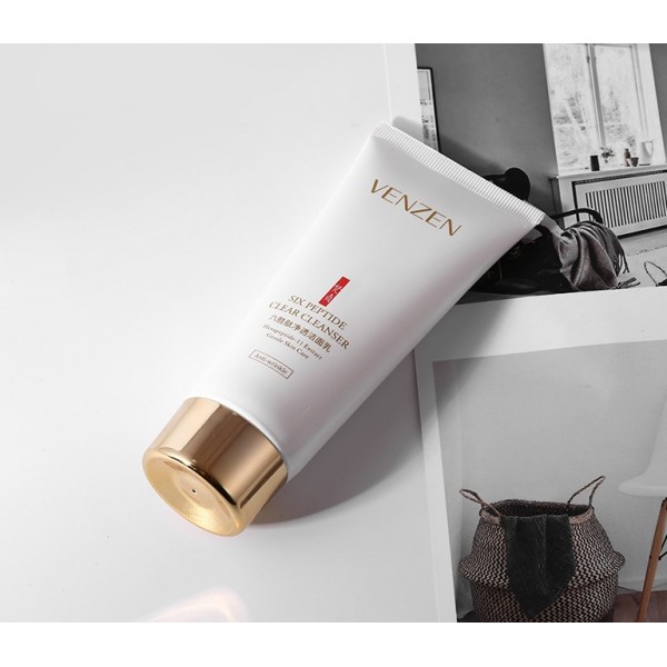 Пінка для вмивання VENZEN Six Peptide Clear Cleanser з шістьма пептидами, 100 г Пінка для вмивання VENZEN Six Peptide Clear Cleanser з шістьма пептидами, 100 г