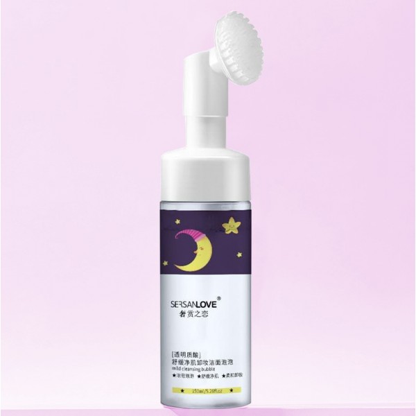 Пінка-мус зі щіточкою для вмивання Sersanlove Mild Cleancing Bubble, 150мл
