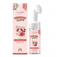 Пінка-мус з щіточкою для вмивання Sersanlove Rose Amino Acid Cleanser Mousse з екстрактом троянди, 150мл