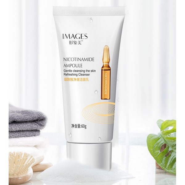 Пінка для вмивання з нікотинамідом Images Nicotinamide Ampoule Ampoule Cleanser, 60 г Пінка для вмивання з нікотинамідом Images Nicotinamide Ampoule Ampoule Cleanser, 60 г