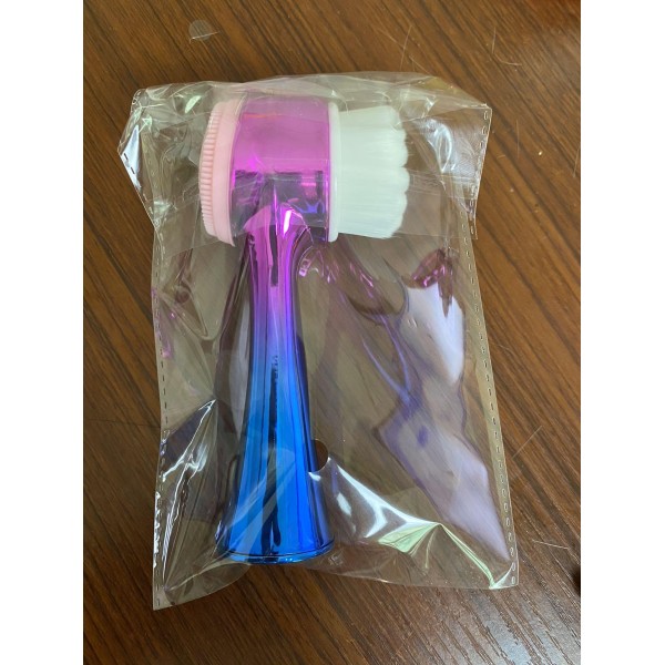 Двостороння щітка для очищення обличчя, 1 шт