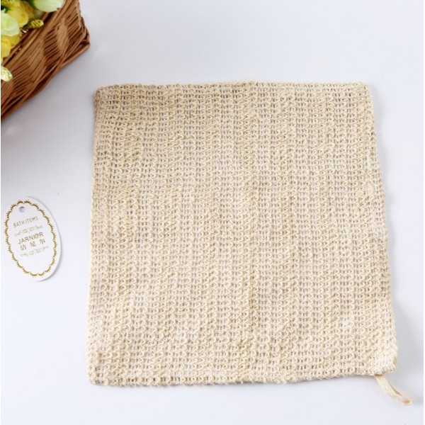 Мочалка з волокон рами (китайська кропива), натуральна еко мочалка з рами