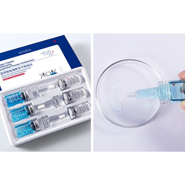 Набор сывороток с медными пептидами Venzen Copper Peptide Moisturizing Lyophilized Powder Combination Набор сывороток с медными пептидами Venzen Copper Peptide Moisturizing Lyophilized Powder Combination