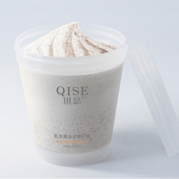 Скраб для тіла з олією Ши QISE Shea Butter Body Scrub, зволожуючий, 200 г