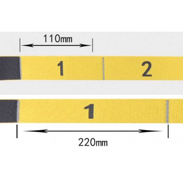 Еспандер-стрічка з петлями, гумова еластична фітнес-стрічка, еспандер з цифрами, на 6 петель Еспандер-стрічка з петлями, гумова еластична фітнес-стрічка, еспандер з цифрами, на 6 петель